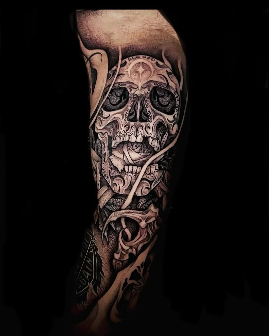 Tattoo by @madio_ink — black_and_grey, realism