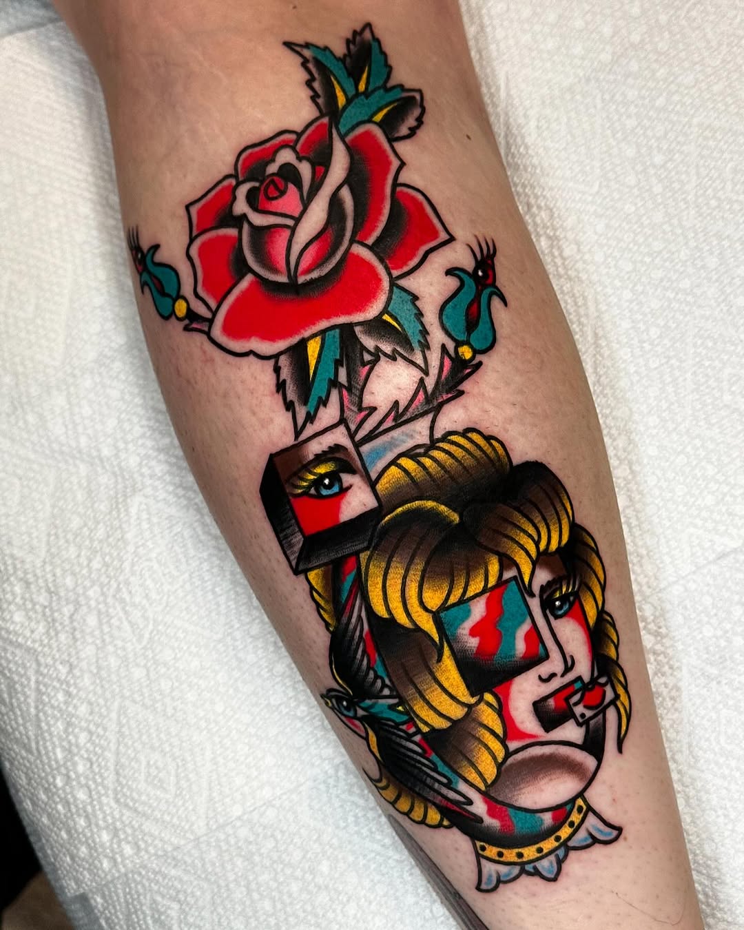 Tattoo by @spenceytattoos — american_traditional, illustrative