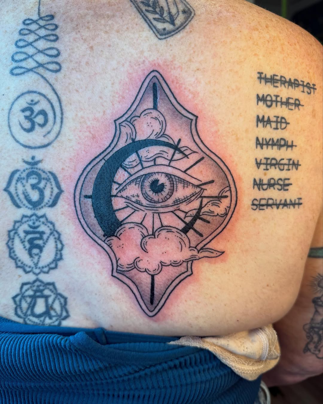 Tattoo by @blackopalinktattoos — black_and_grey, ornamental