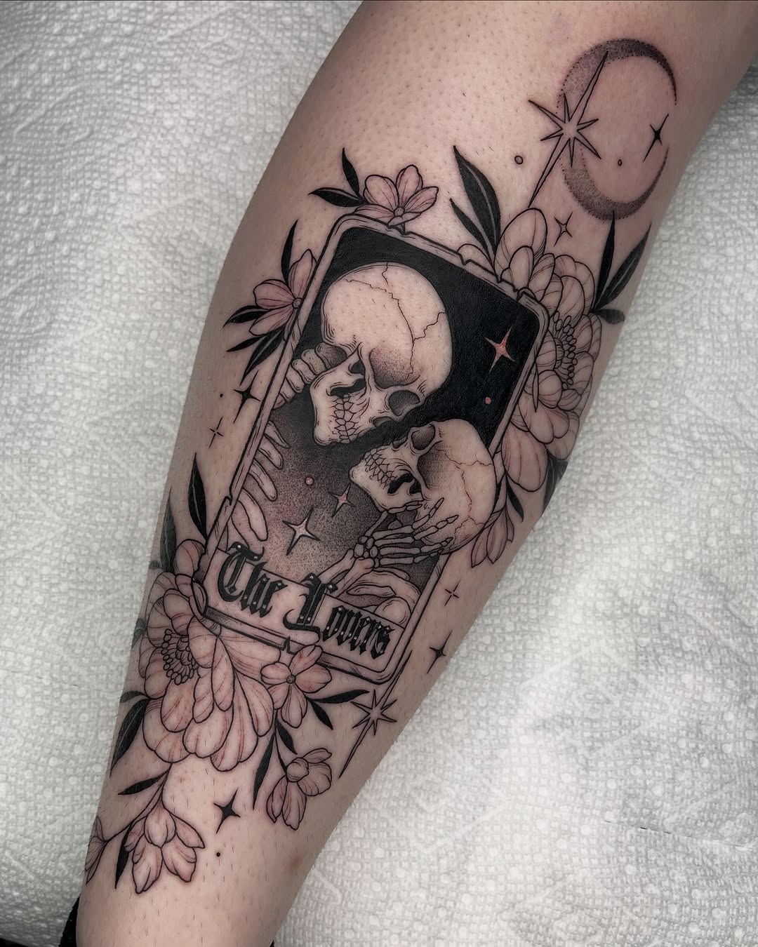 Tattoo by @lexx.christine โ illustrative, black_and_grey