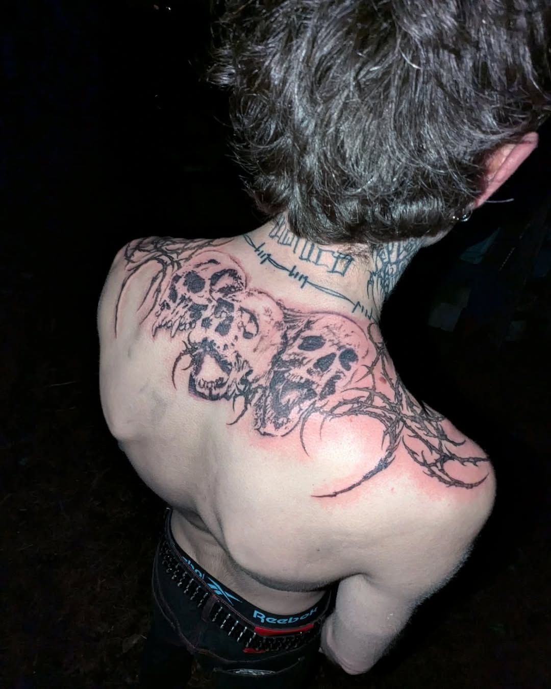 Tattoo by @profanae.0001 — blackwork, illustrative