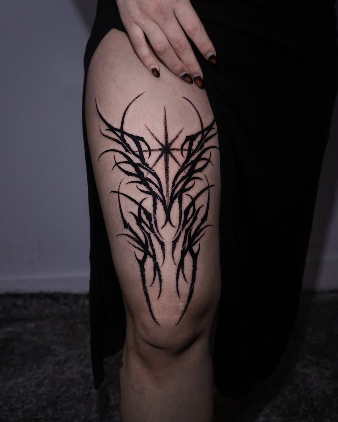Tattoo by @dock.artt — blackwork, geometric