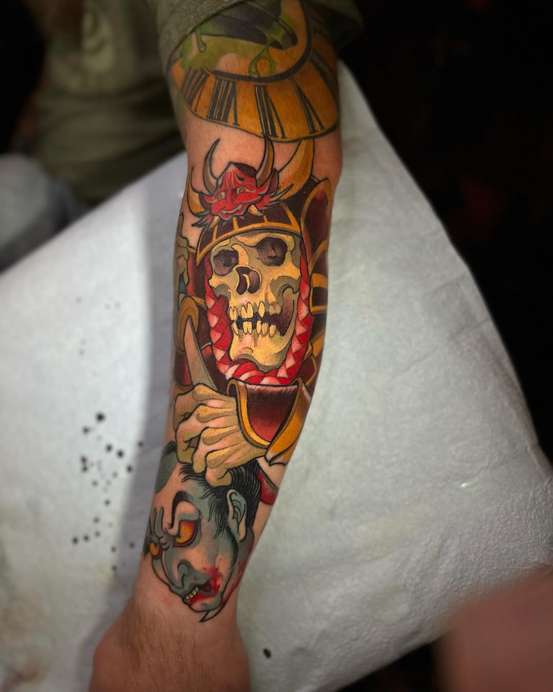 Tattoo by @mikey_ruck — japanese_irezumi, neo_traditional