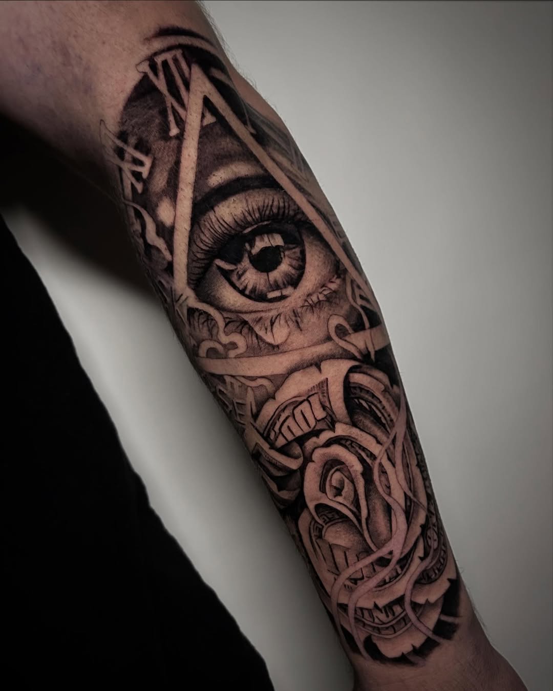 Tattoo by @marky_tattooer — black_and_grey, realism