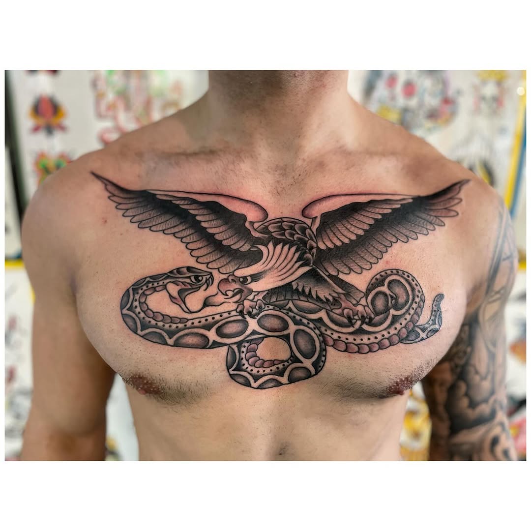Tattoo by @samsonairlines — american_traditional, black_and_grey