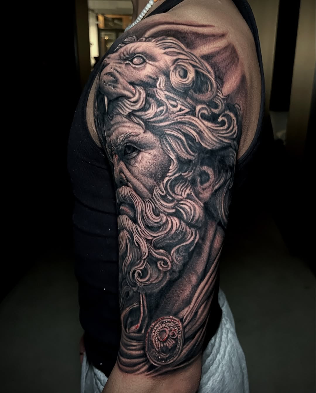 Tattoo by @rodomaciel β realism, black_and_grey