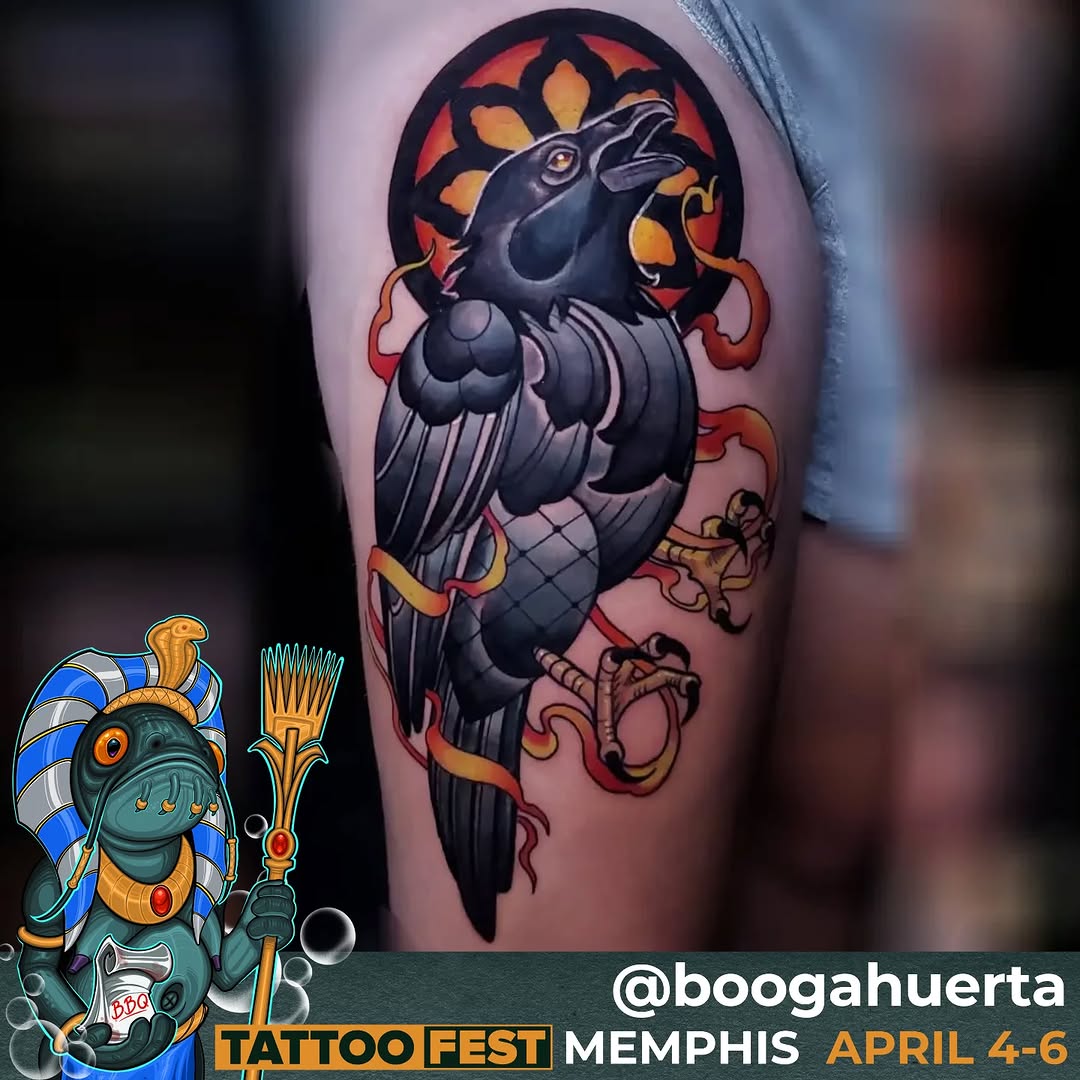 Tattoo by @boogahuerta — black_and_grey