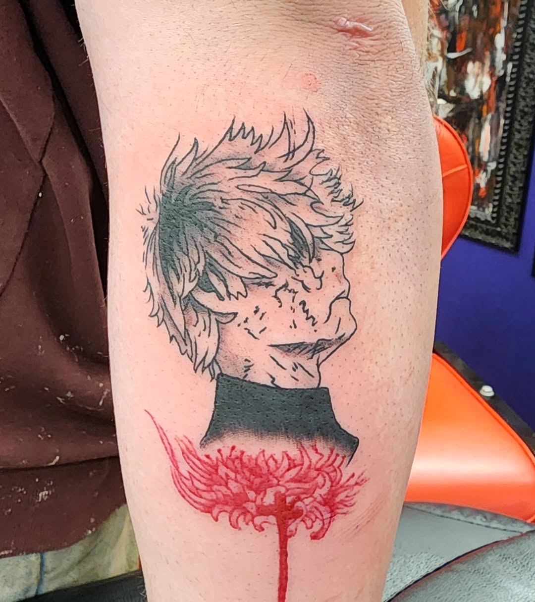 Tattoo by @thedevilspaintbrush_ — illustrative, anime