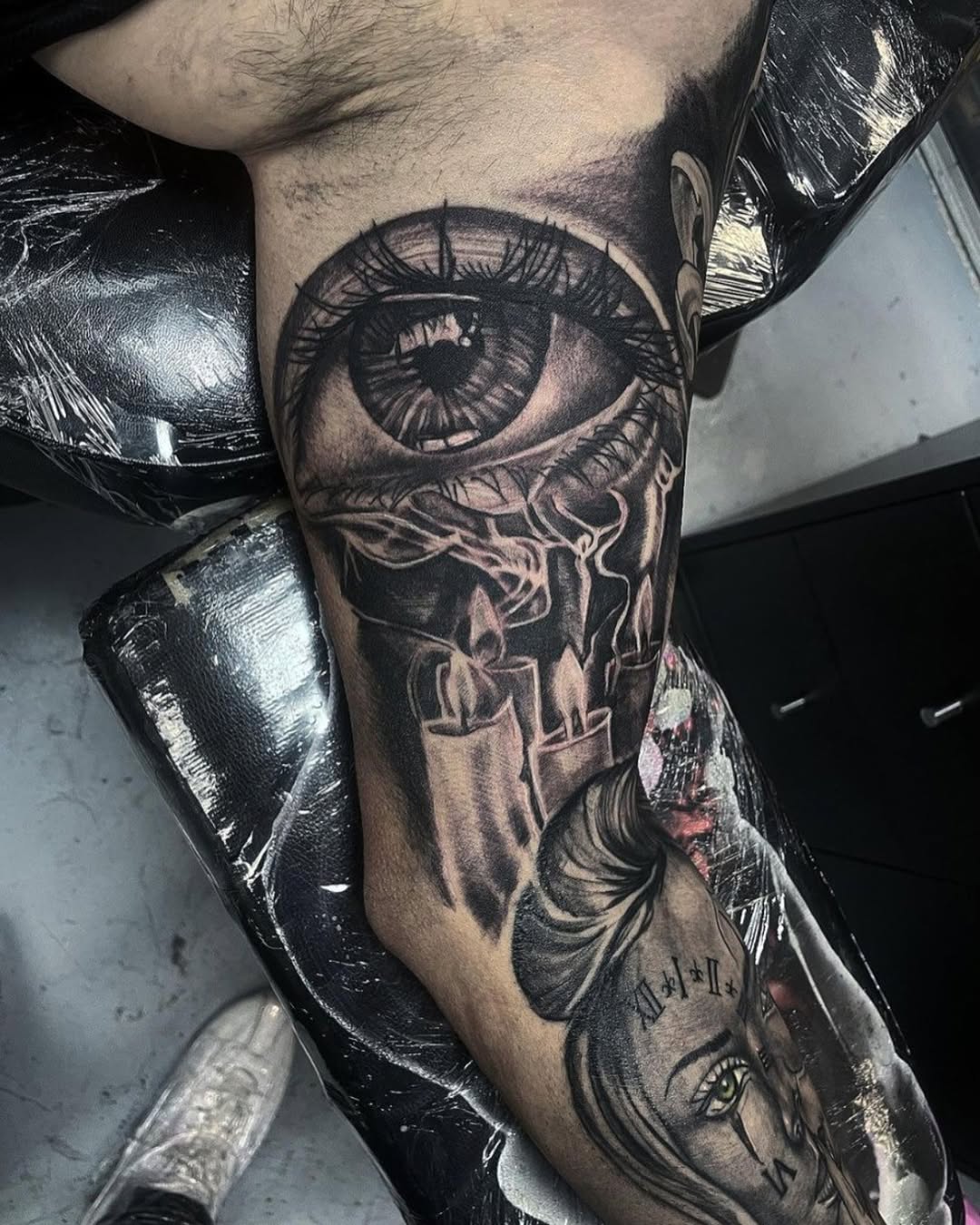 Tattoo by @puratintamiami β realism, black_and_grey