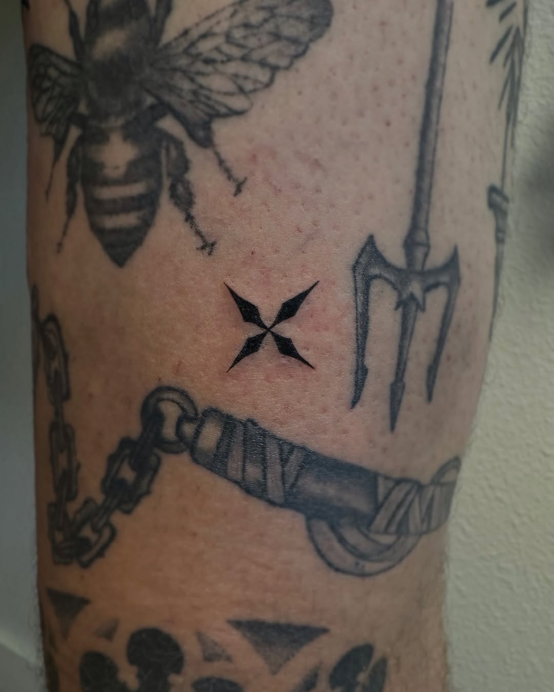 Tattoo by @rykerink — blackwork