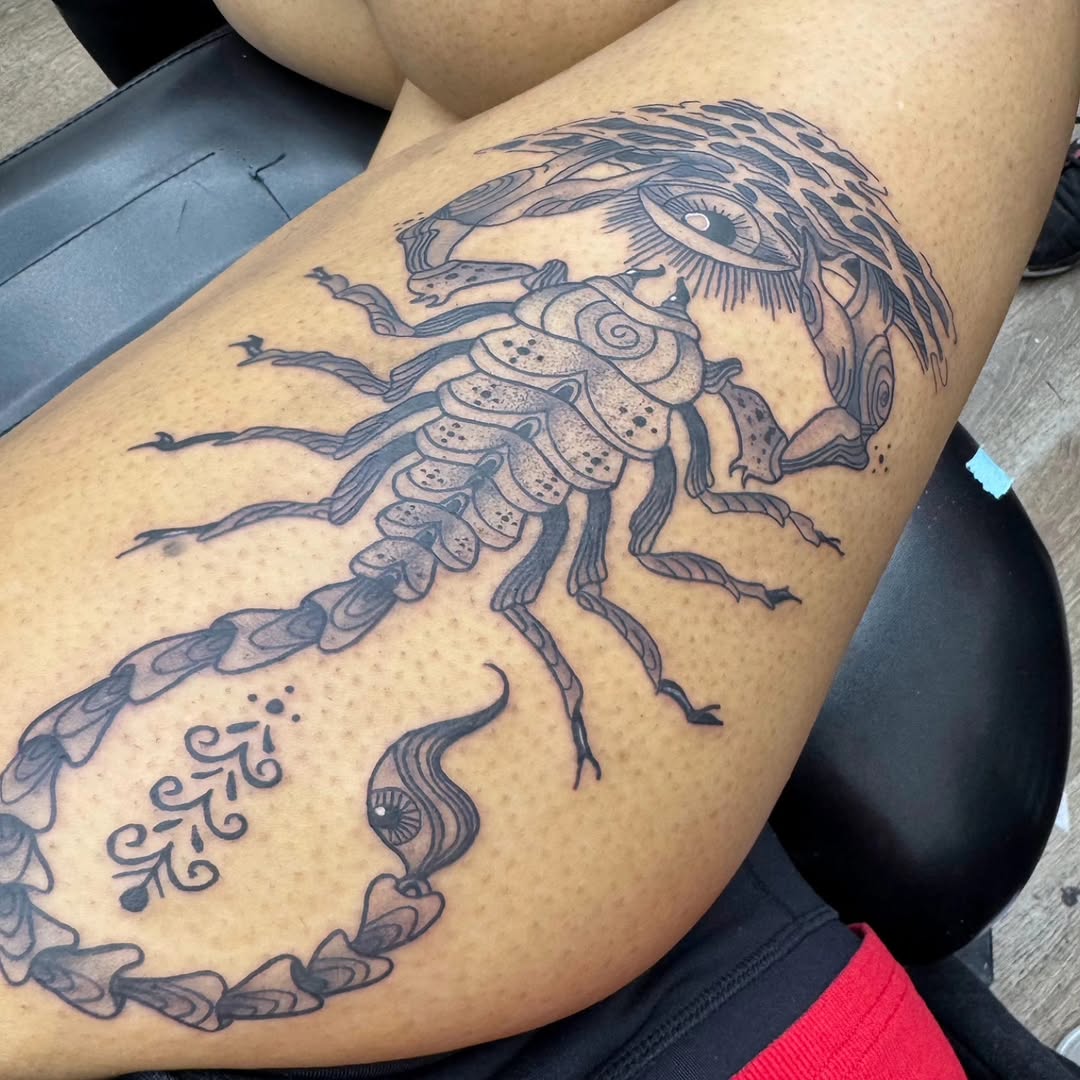 Tattoo by @rome_ink_tattoo — black_and_grey, illustrative