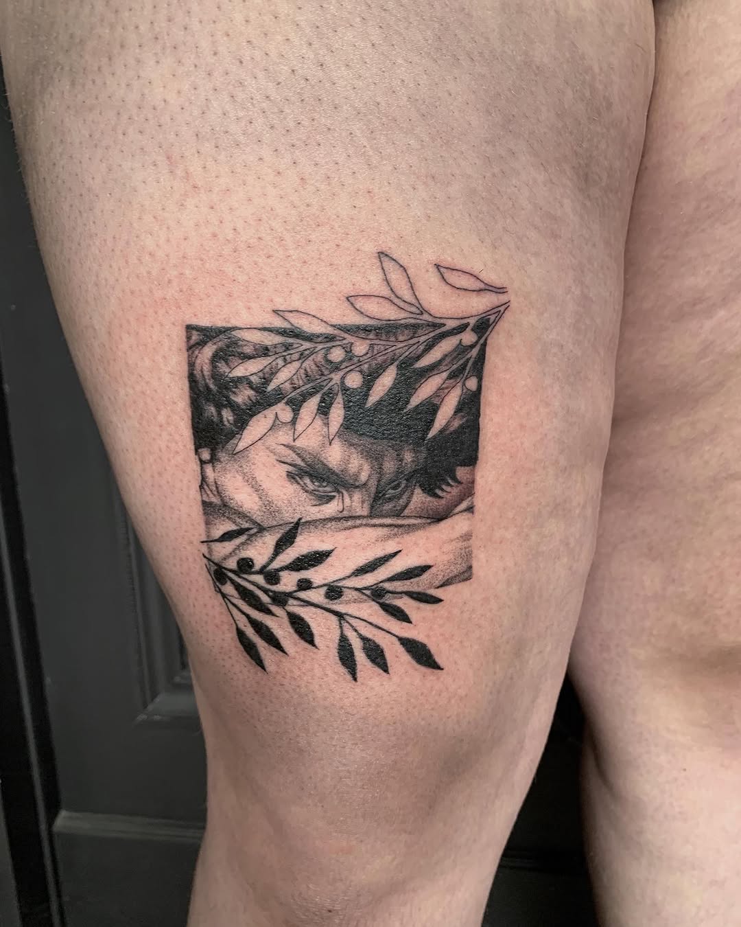 Tattoo by @jess_inks_ — black_and_grey, illustrative