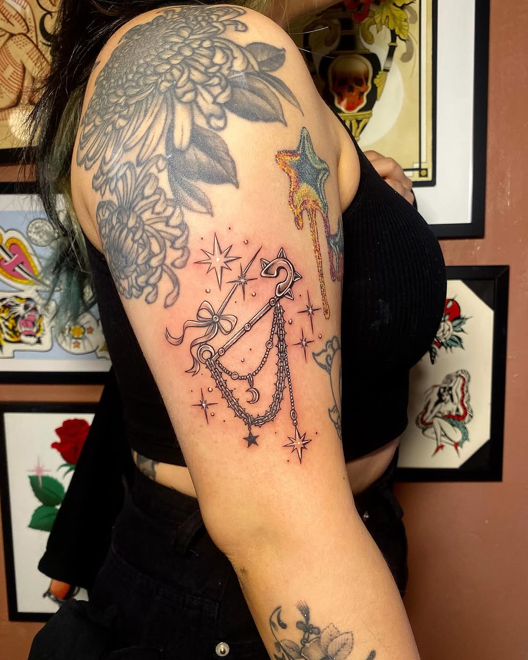 Tattoo by @inkbymiso — illustrative, fine_line