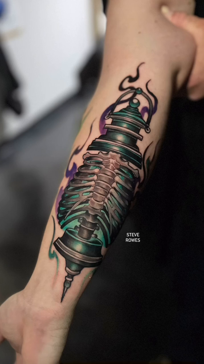 Tattoo by @steverowes — japanese_irezumi, black_and_grey