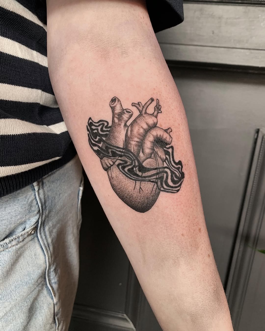Tattoo by @jess_inks_ — black_and_grey, illustrative