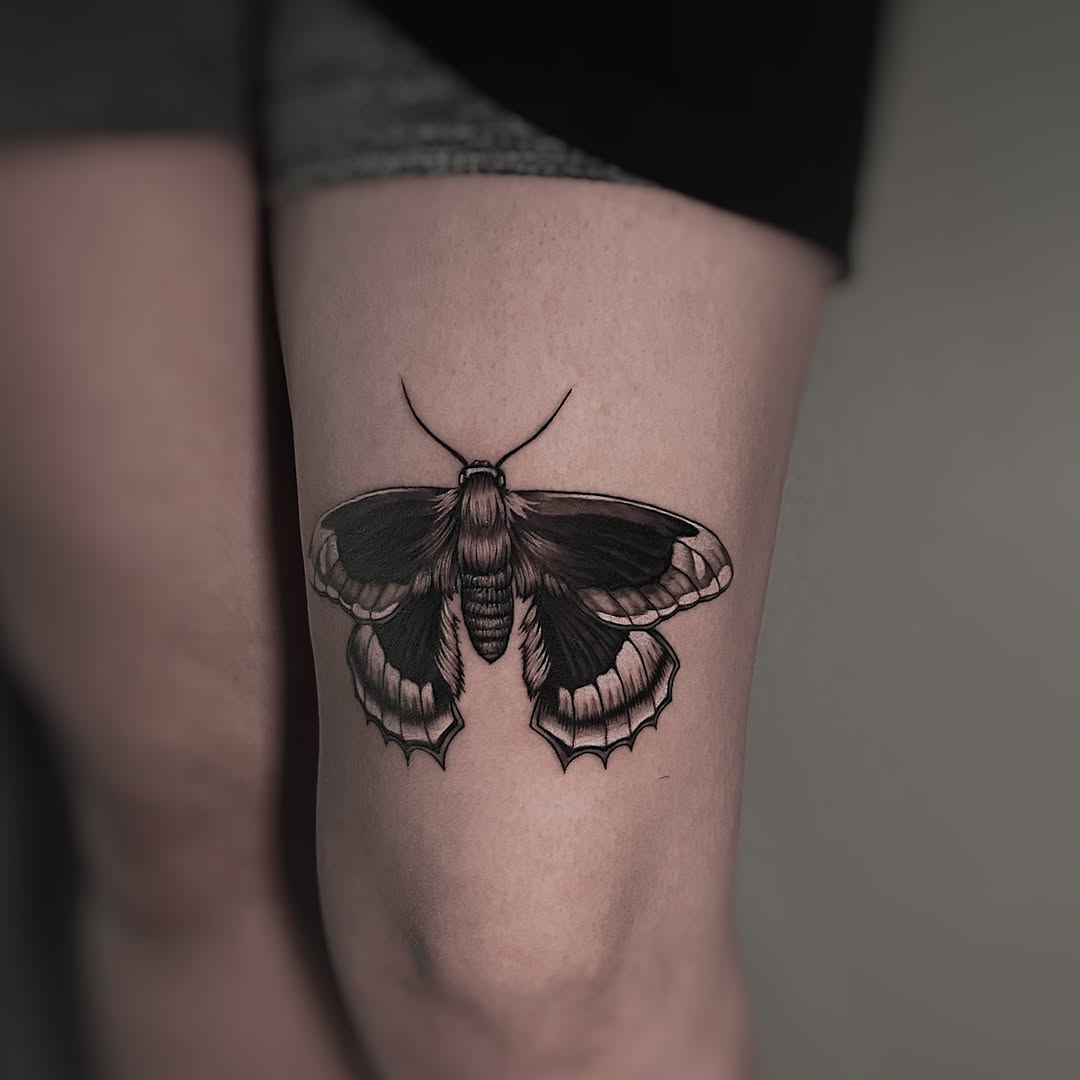 Tattoo by @hawkstattoo_ โ realism, black_and_grey
