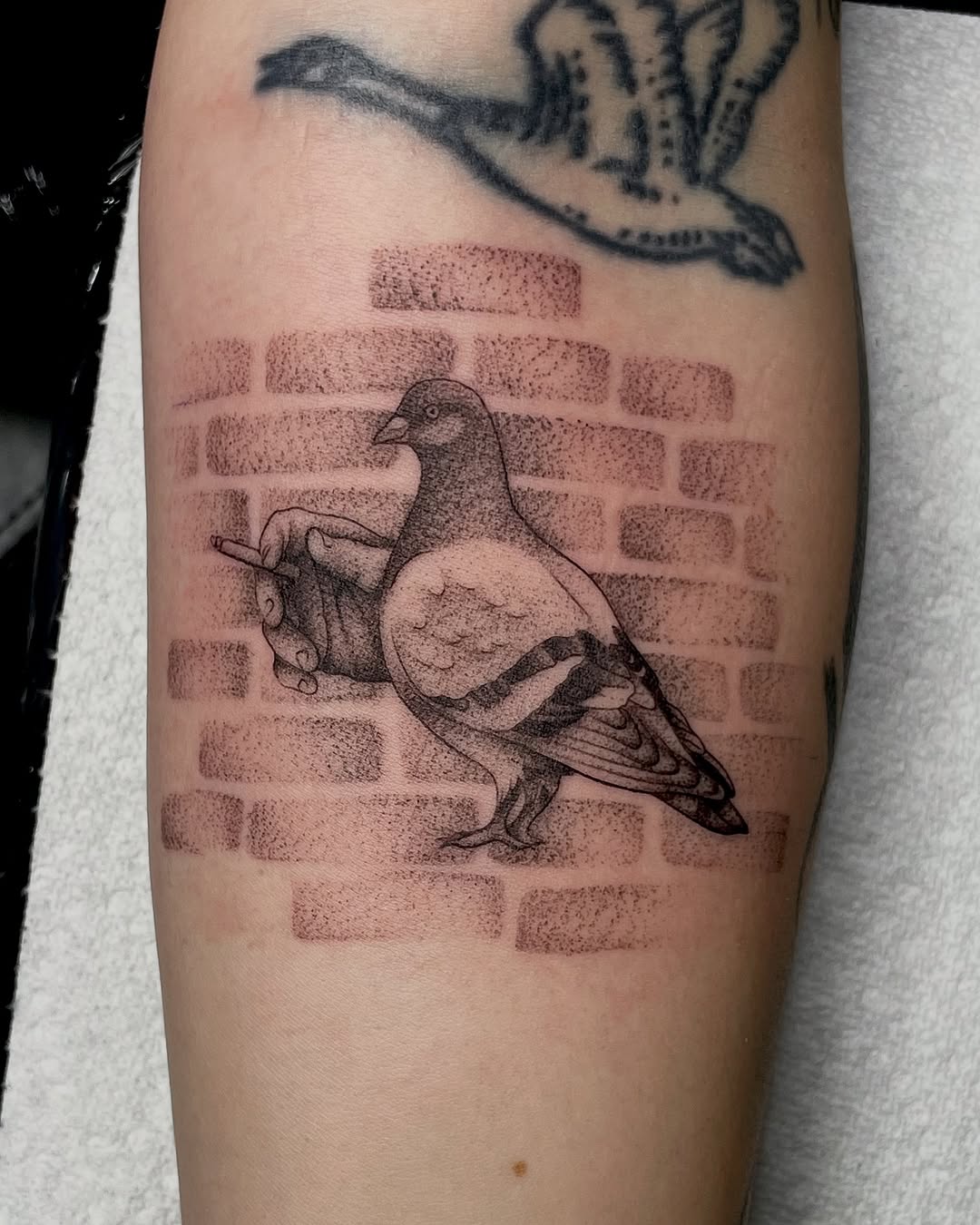 Tattoo by @haiziegrey — dotwork