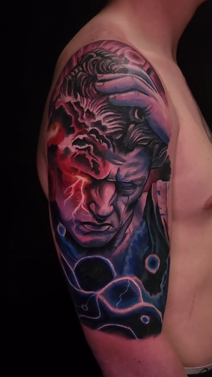 Tattoo by @kreativejuices13 — realism, black_and_grey