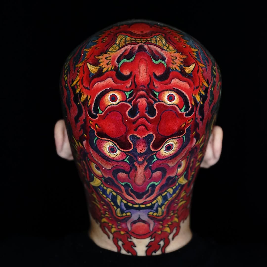Tattoo by @shiyo_irezumi — japanese_irezumi, black_and_grey