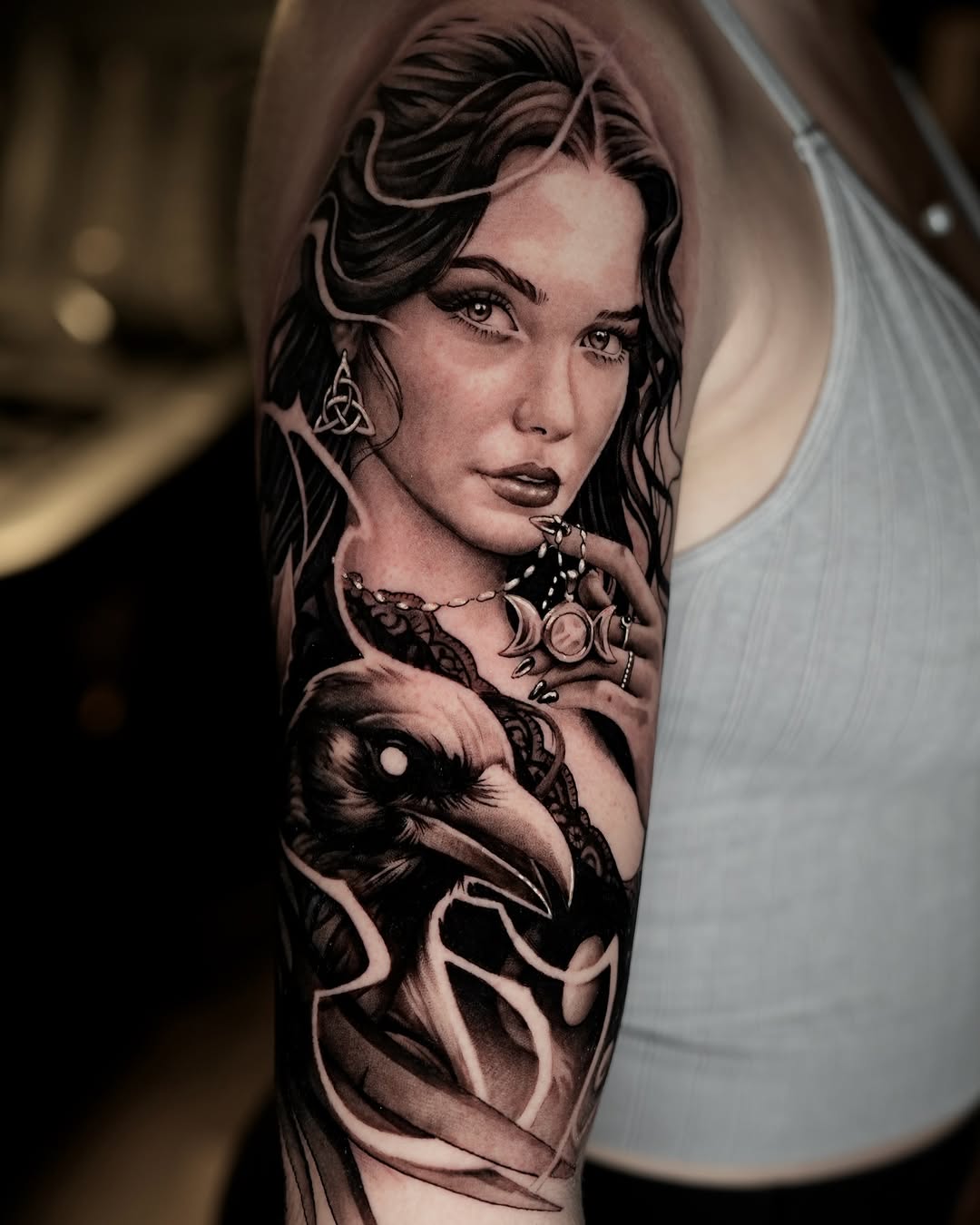 Tattoo by @williammeyertattoo โ realism, black_and_grey