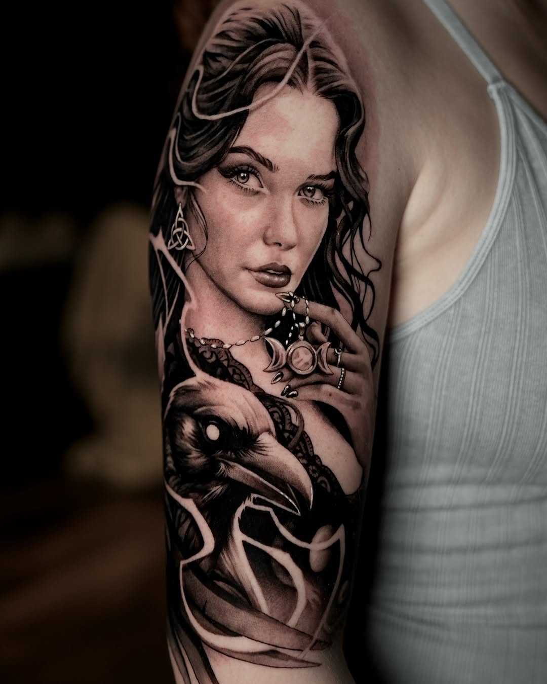 Tattoo by @williammeyertattoo โ realism, black_and_grey