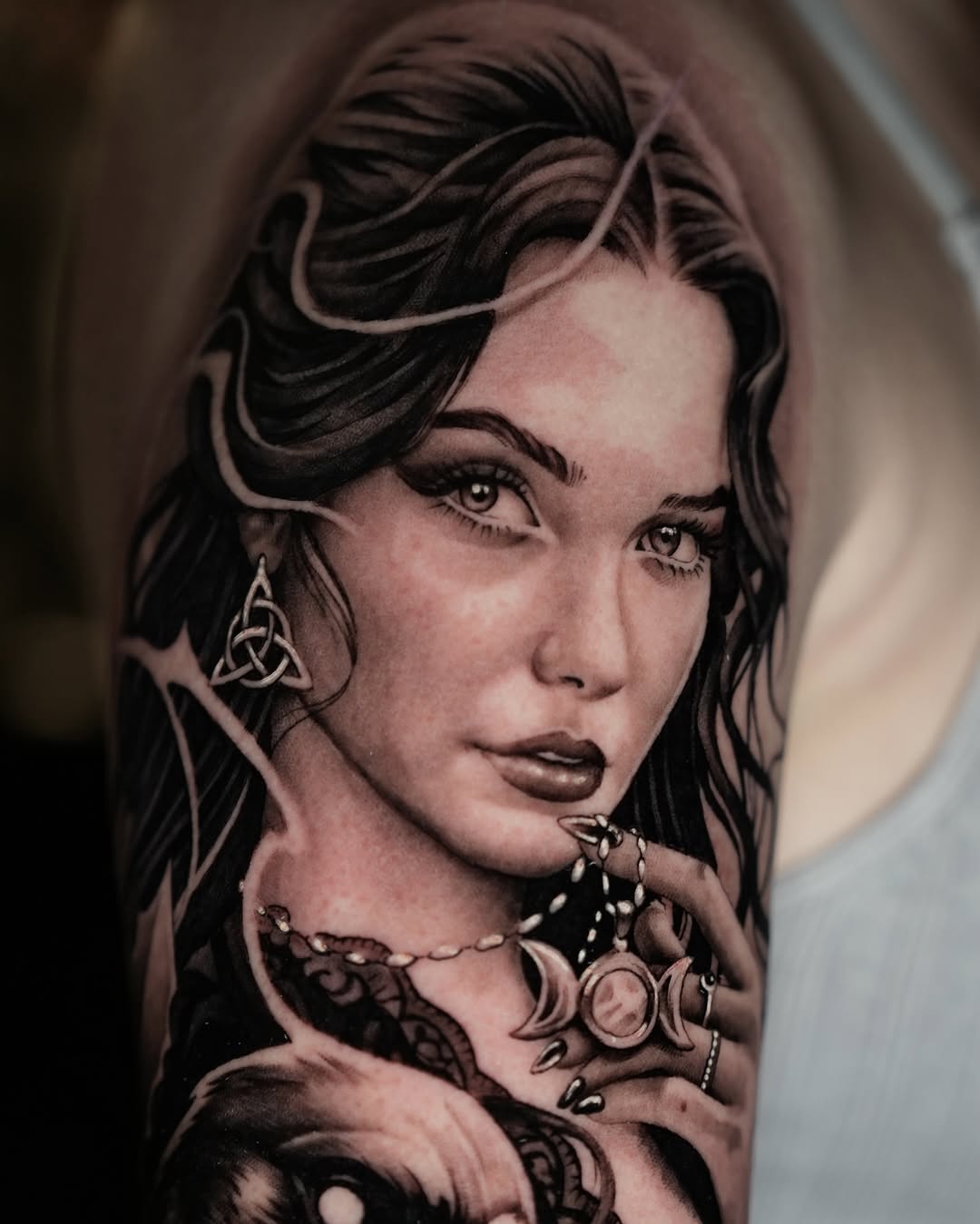 Tattoo by @williammeyertattoo โ realism, black_and_grey