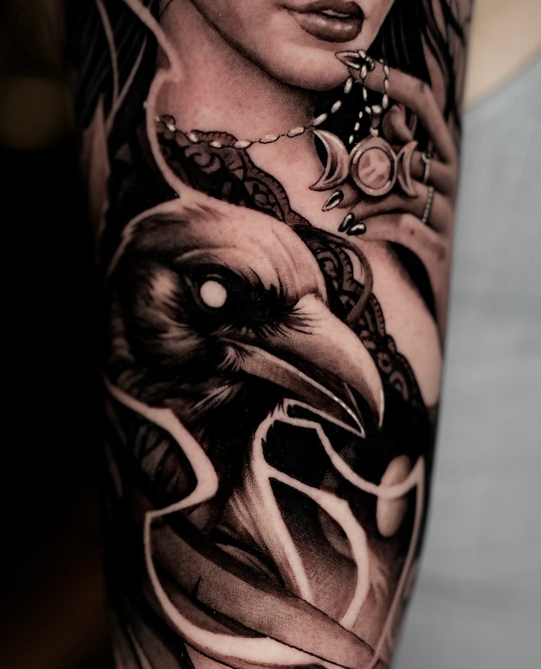 Tattoo by @williammeyertattoo โ realism, black_and_grey