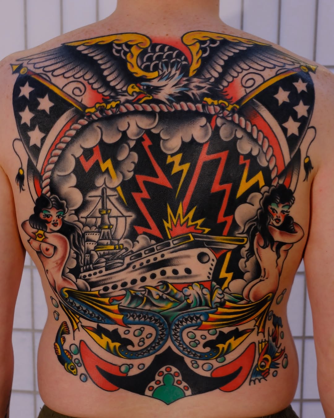 Tattoo by @rempetattoo โ american_traditional