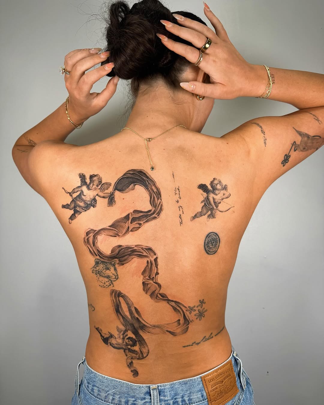 Tattoo by @studioweaverr — illustrative, black_and_grey