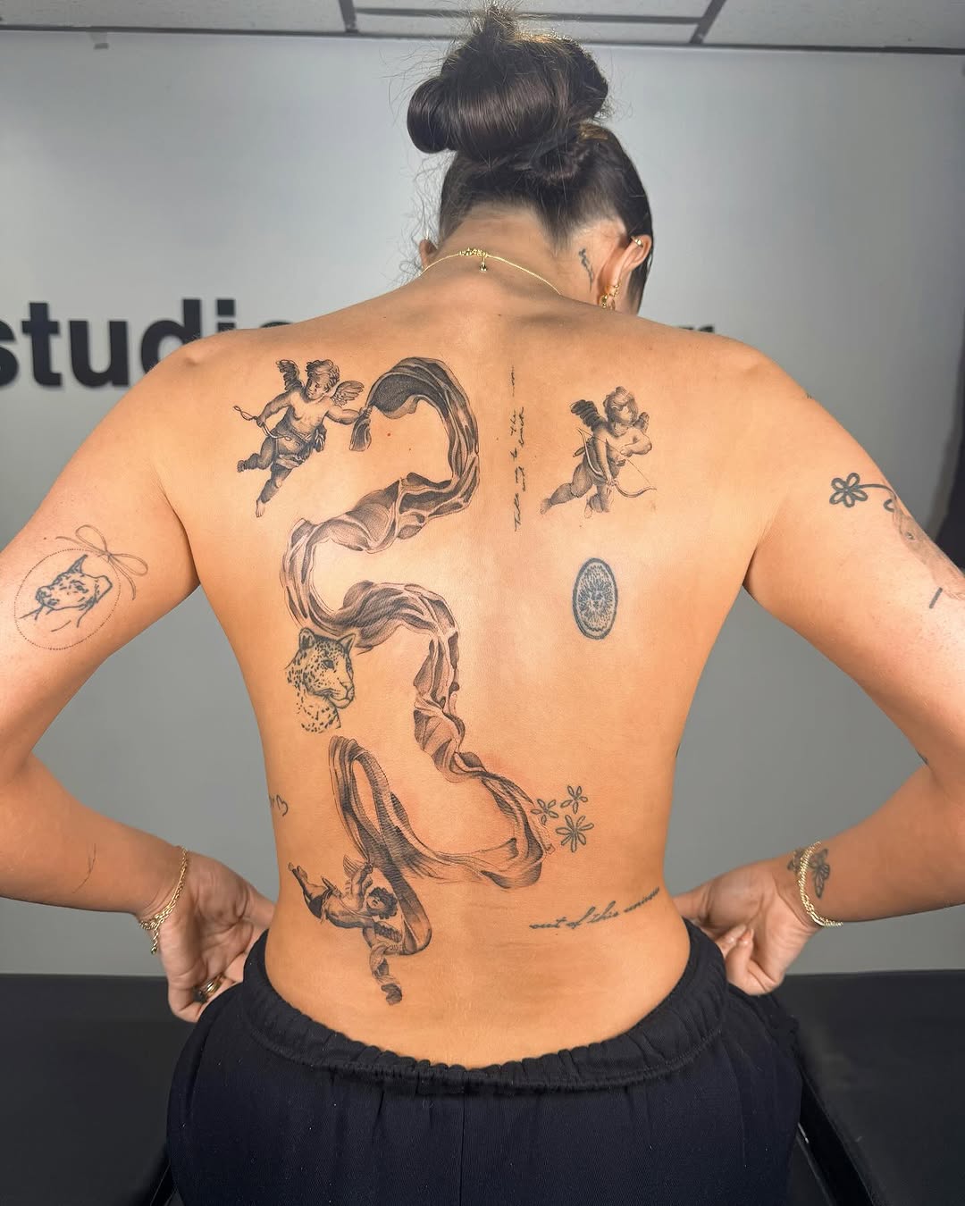 Tattoo by @studioweaverr — illustrative, black_and_grey