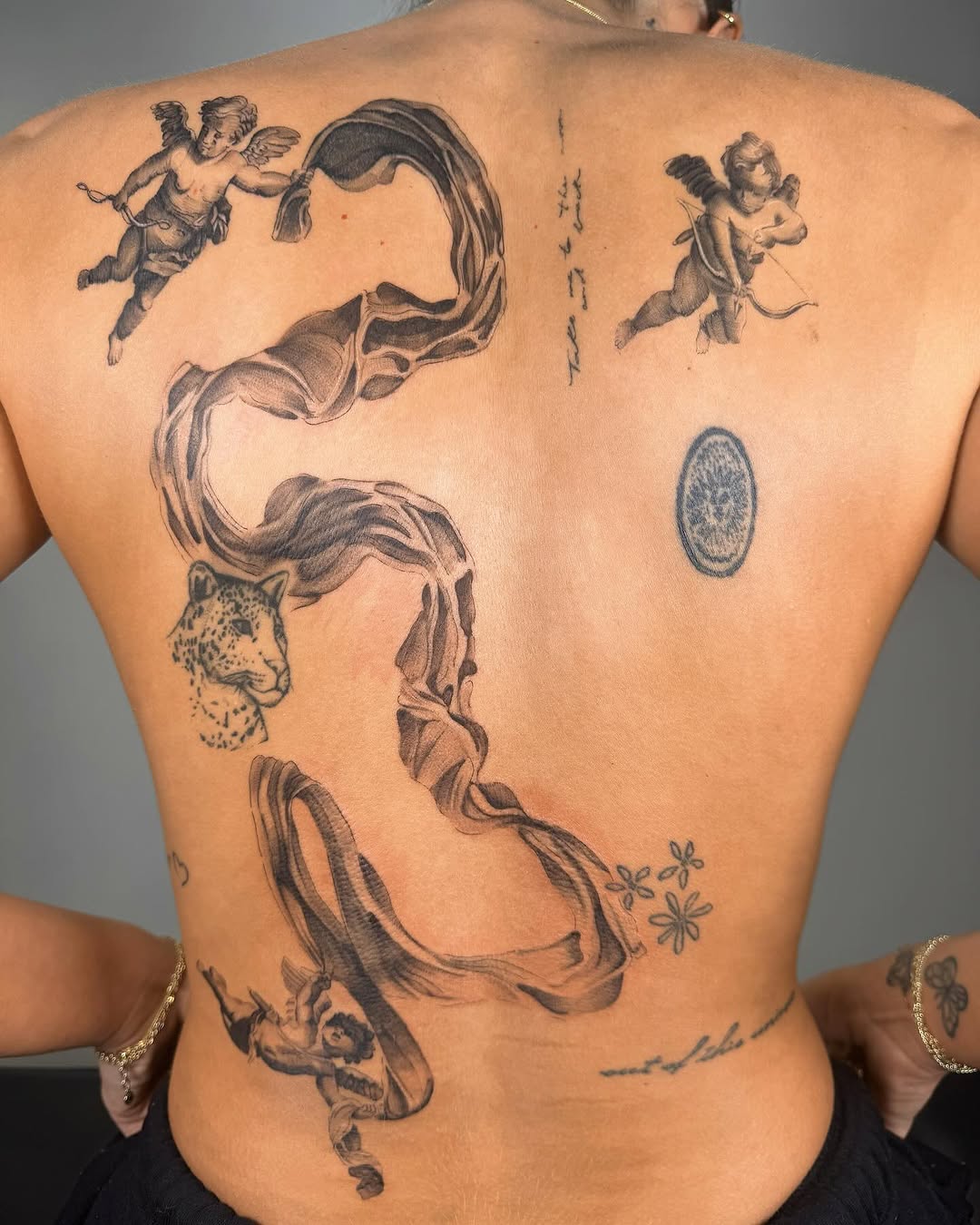 Tattoo by @studioweaverr — illustrative, black_and_grey