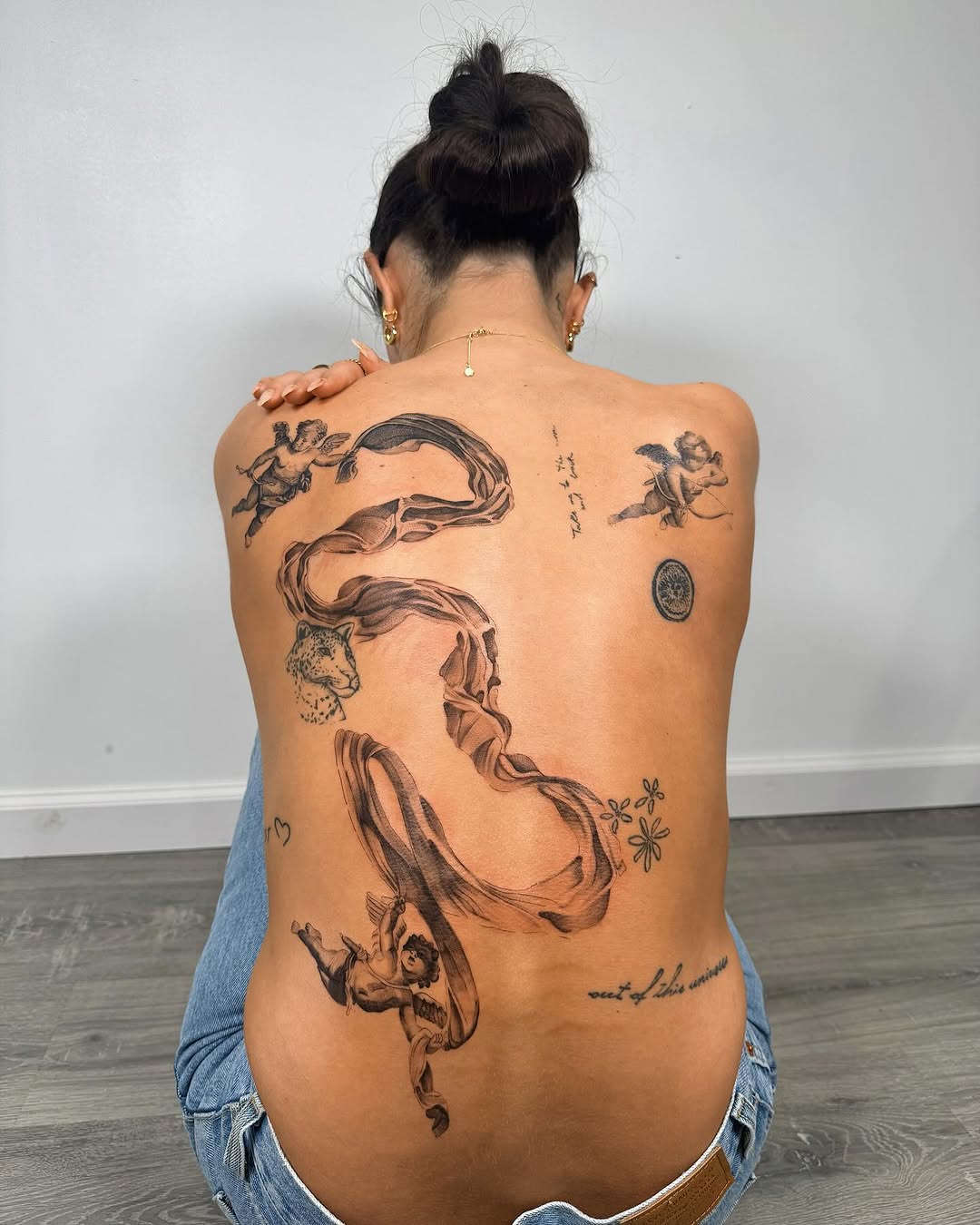 Tattoo by @studioweaverr — illustrative, black_and_grey
