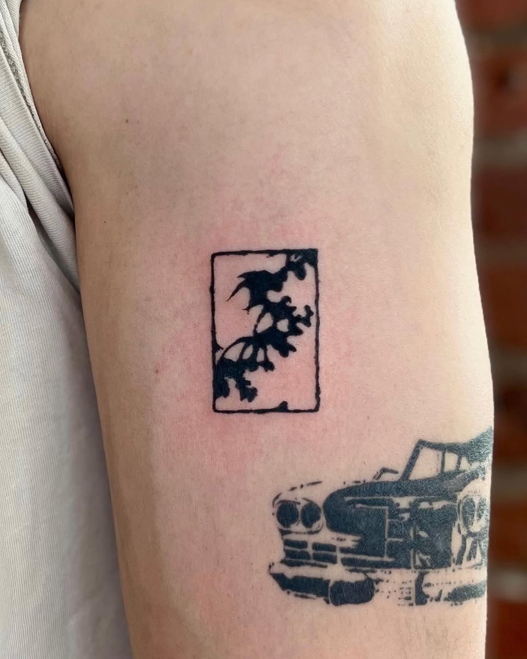 Tattoo by @sankangstudio — blackwork, illustrative