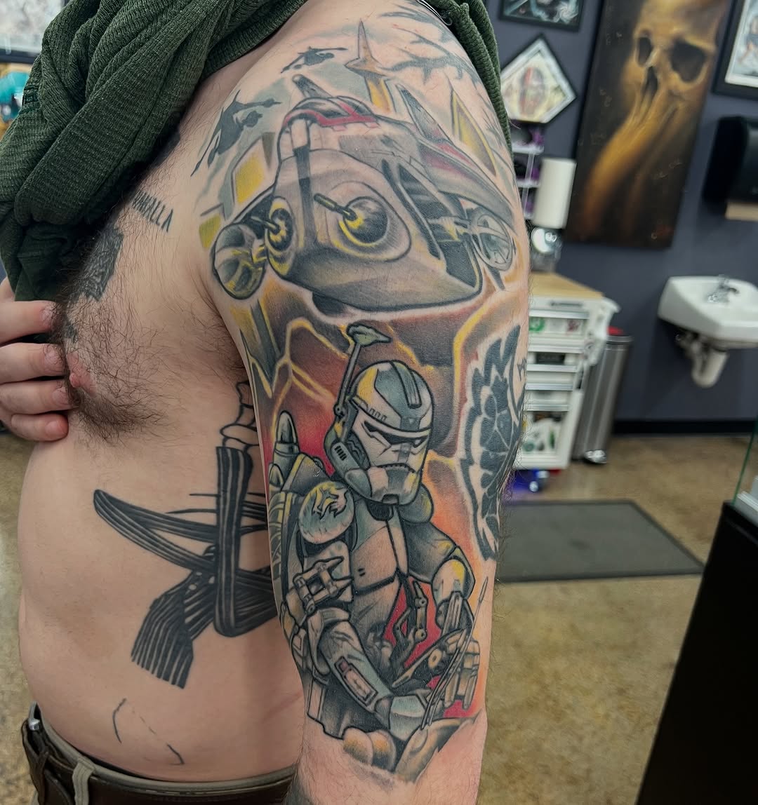 Tattoo by @cody_tweedy โ realism, new_school