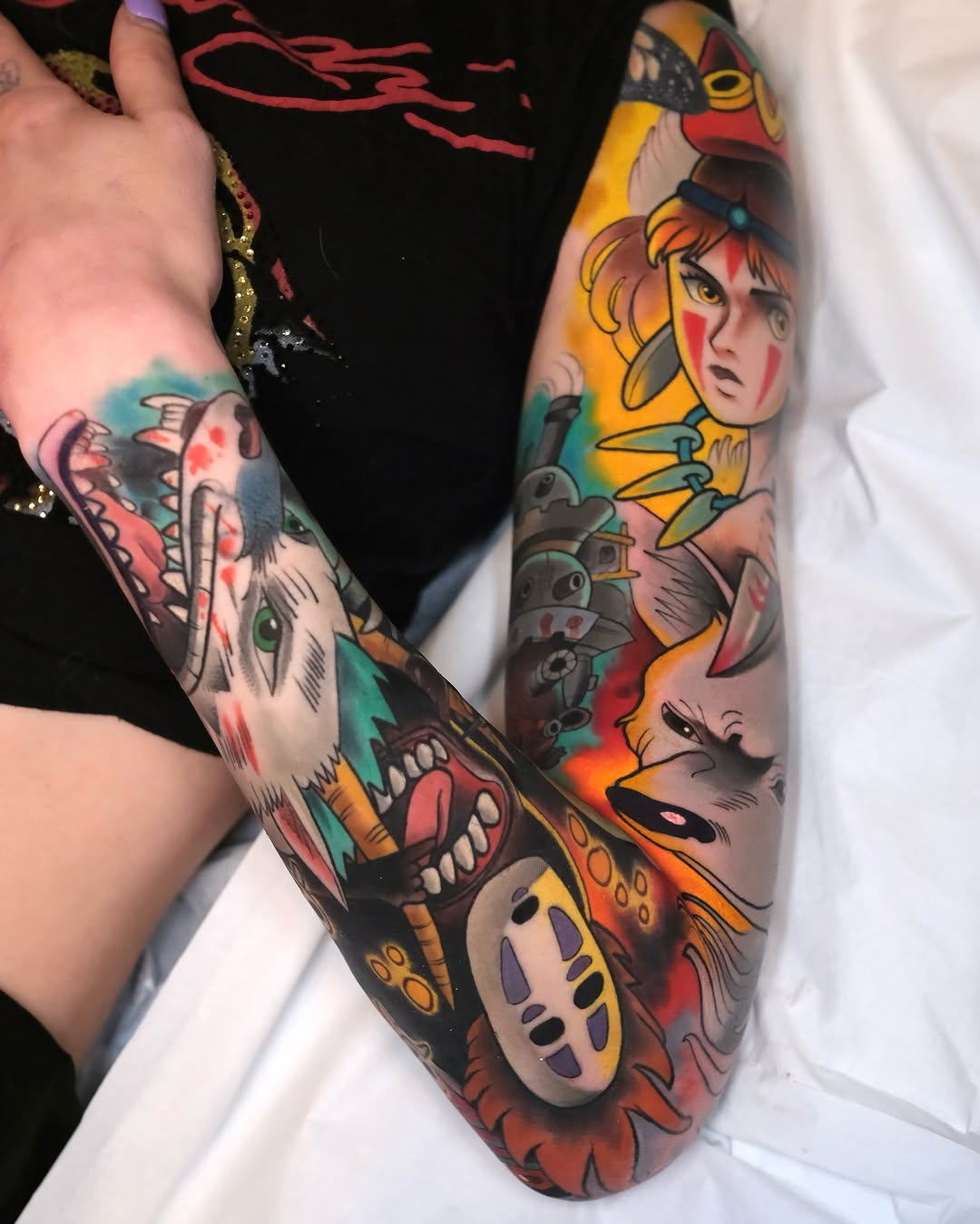 Tattoo by @coztic_tatt โ anime, new_school