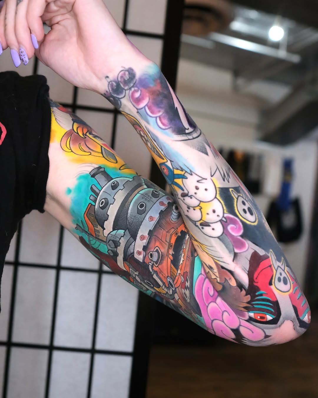 Tattoo by @coztic_tatt โ new_school, illustrative
