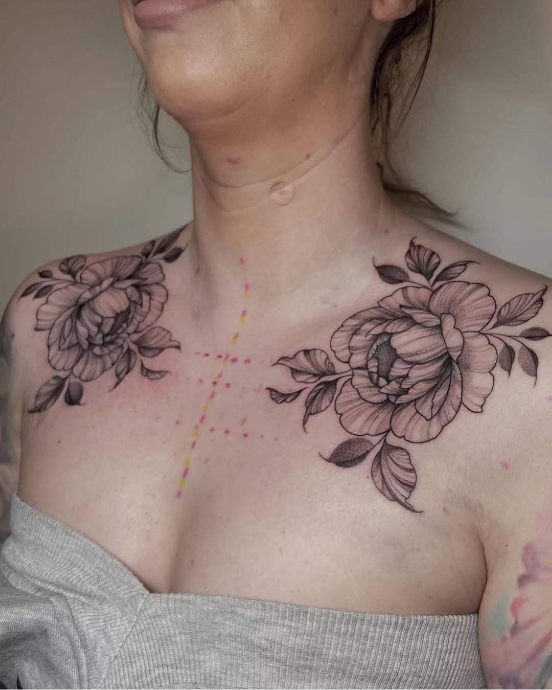Tattoo by @emmaloutattooxx — fine_line, black_and_grey