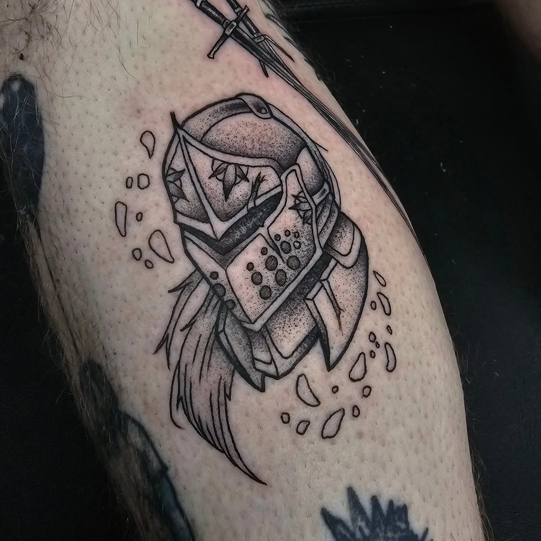 Tattoo by @evandobetattooin — black_and_grey, illustrative