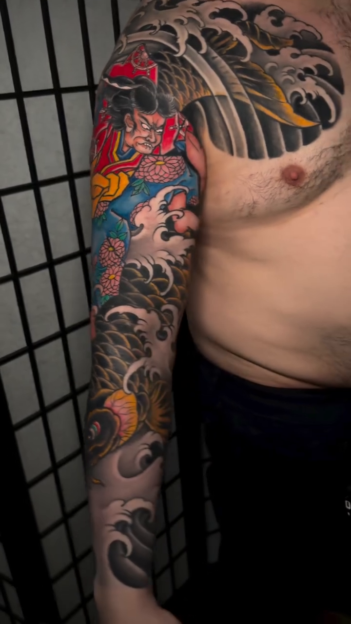 Tattoo by @nickcarusotattoo — japanese_irezumi