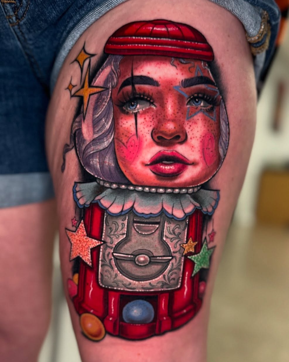 Tattoo by @silkytattoos — new_school, realism