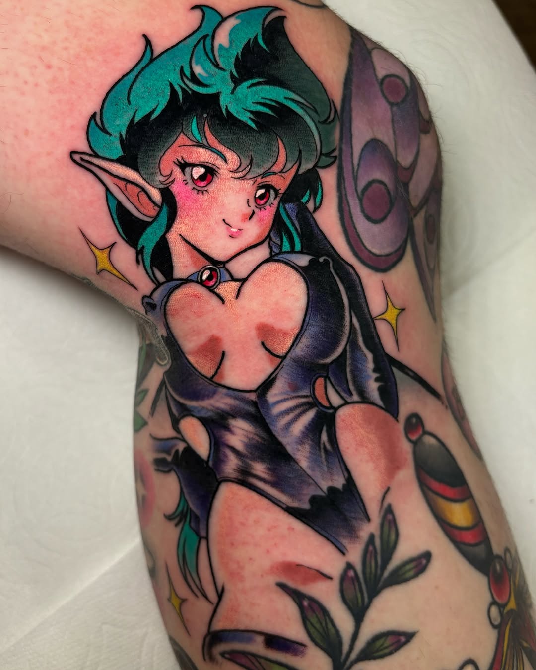 Tattoo by @toriwartooth — anime, neo_traditional