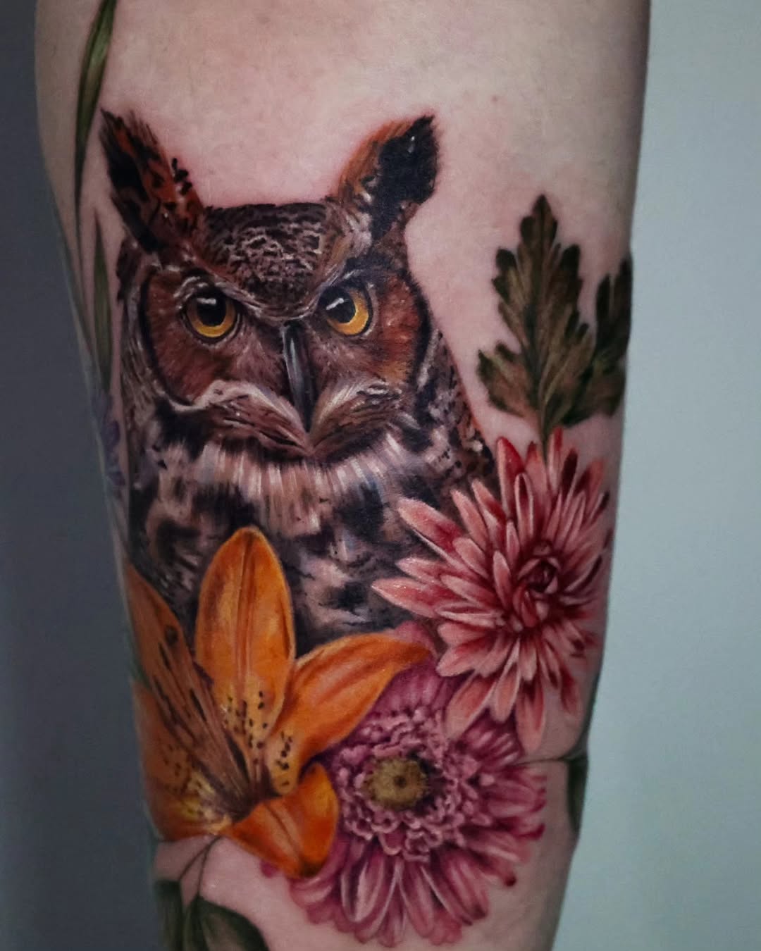 Tattoo by @kaileyjacob.tattoos โ realism, black_and_grey