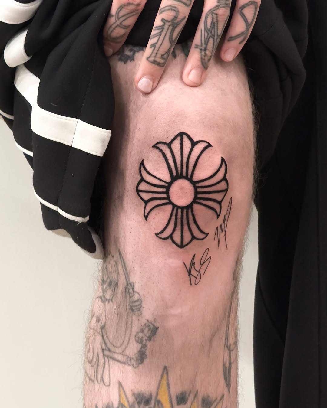 Tattoo by @henkotattooart — blackwork