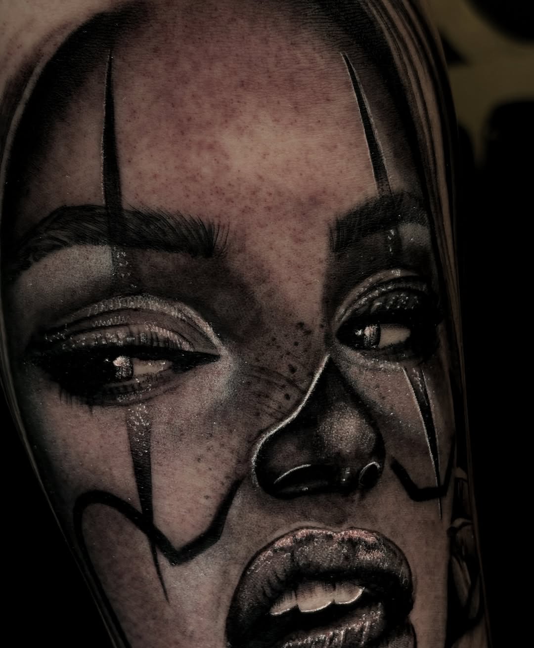 Tattoo by @alejoibanezart โ realism, black_and_grey