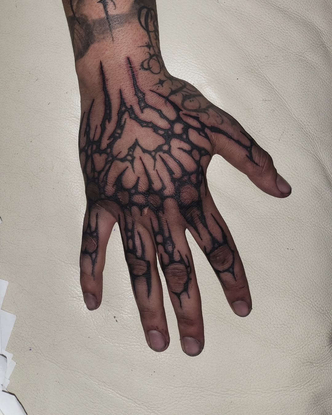 Tattoo by @hurtyoumore — blackwork, geometric