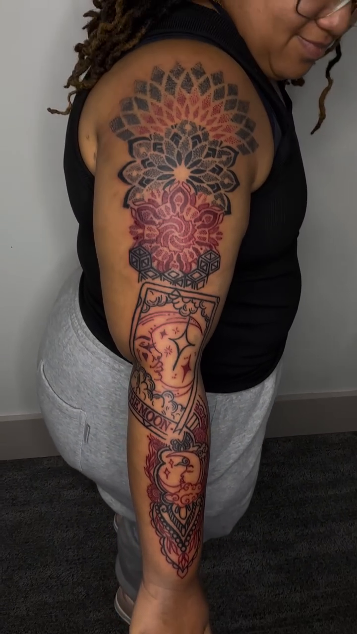 Tattoo by @klr.ink — geometric, realism