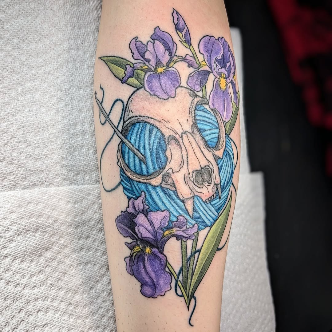 Tattoo by @inkedmongoose — illustrative, black_and_grey