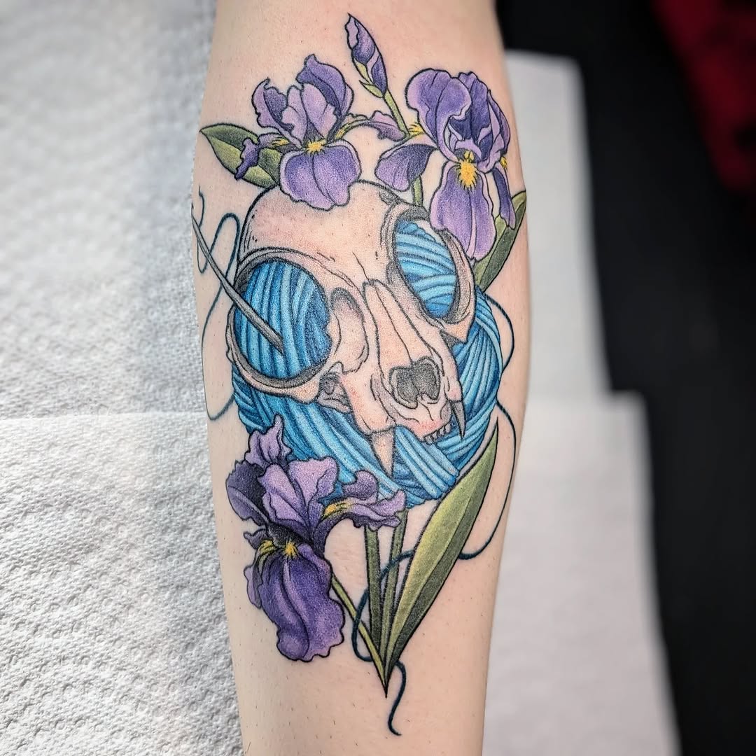 Tattoo by @inkedmongoose — illustrative, black_and_grey