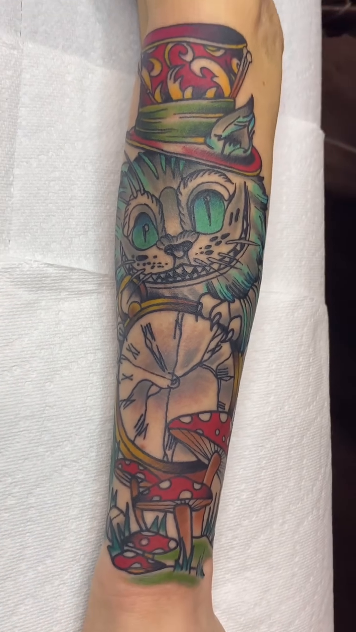 Tattoo by @aaronmasterstattoos — american_traditional, illustrative