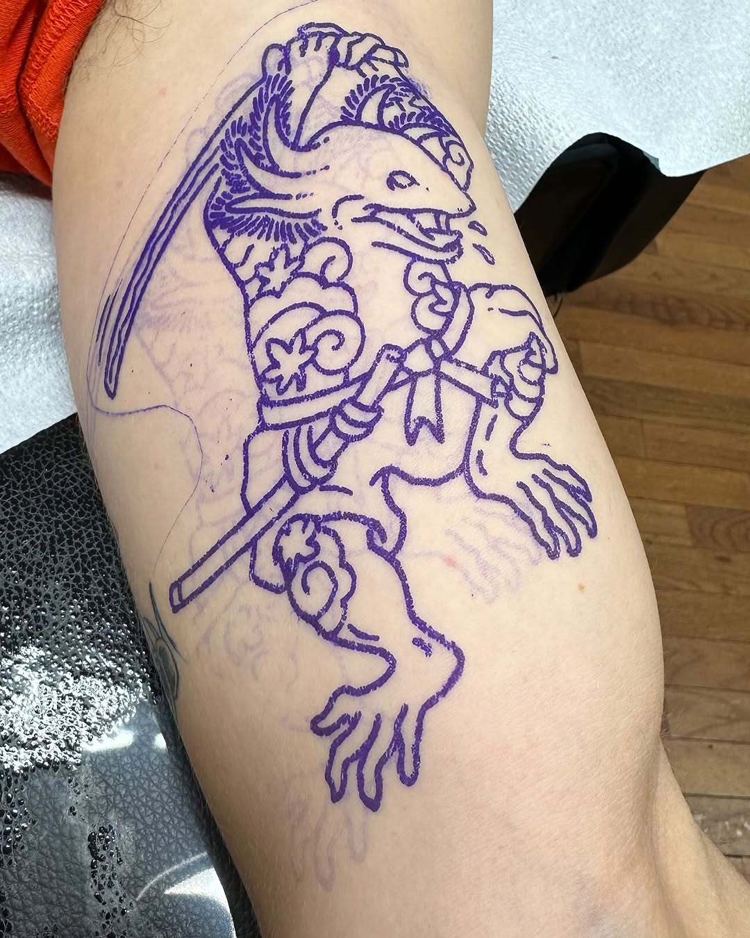 Tattoo by @joeyrosadotattoos — illustrative, new_school